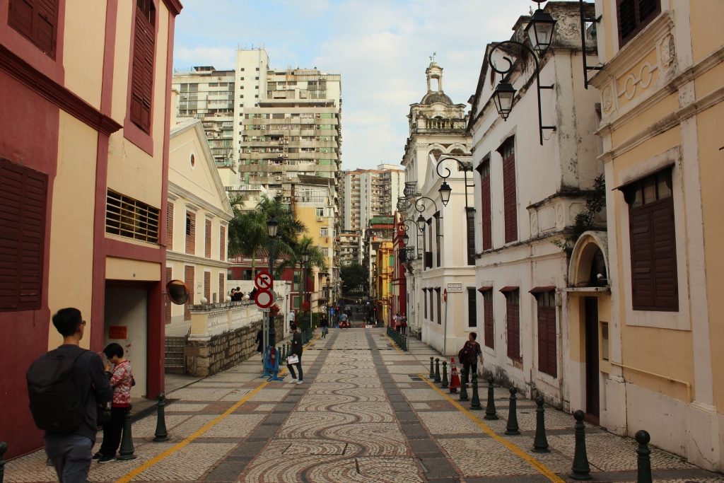 Portugiesische Altstadt in Macau