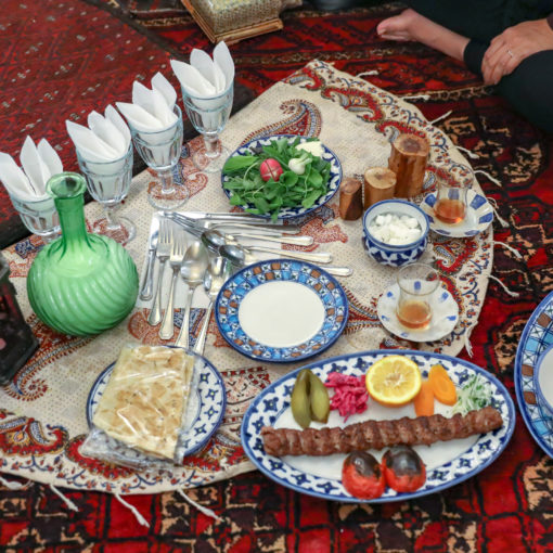 Traditionelles persisches Essen